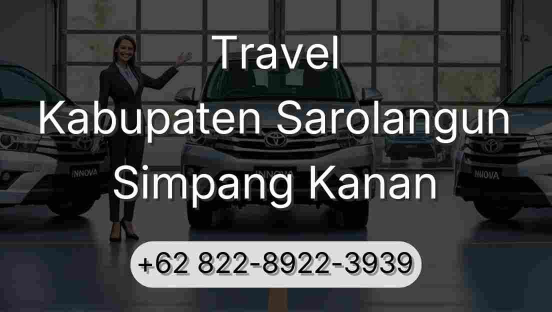 Travel Kabupaten Sarolangun Simpang Kanan