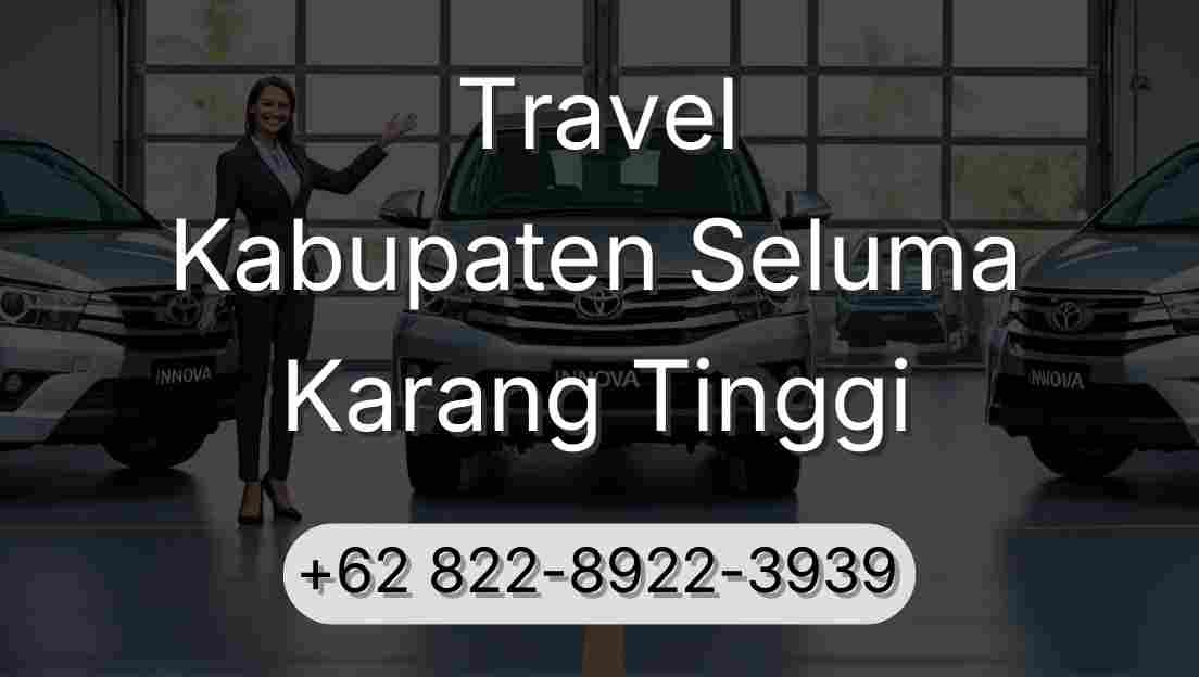Travel Kabupaten Seluma Karang Tinggi