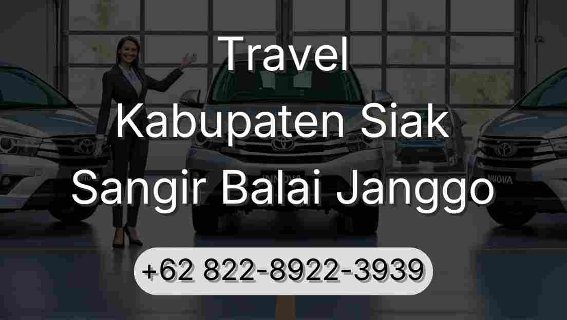 Travel Kabupaten Siak Sangir Balai Janggo