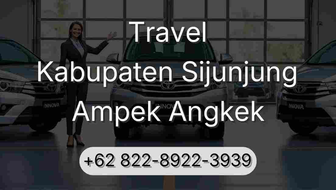 Travel Kabupaten Sijunjung Ampek Angkek
