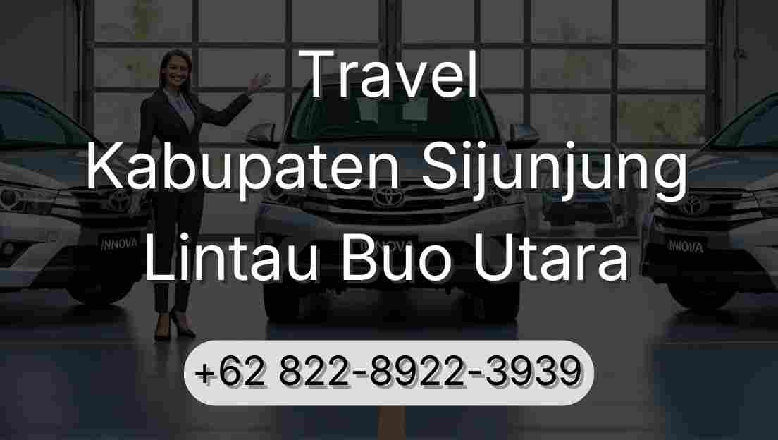 Travel Kabupaten Sijunjung Lintau Buo Utara