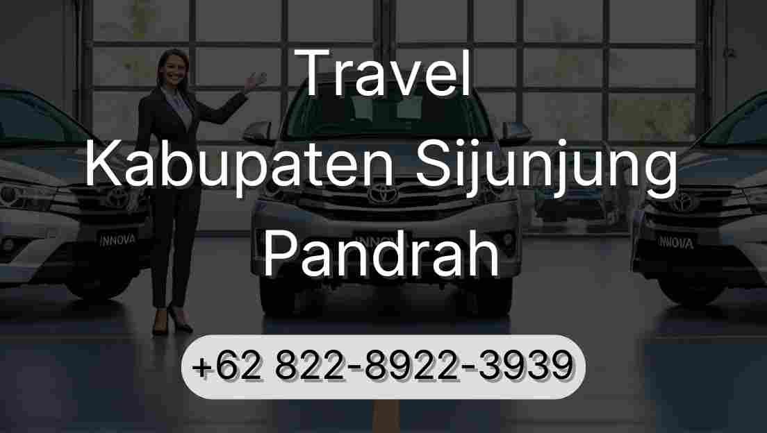 Travel Kabupaten Sijunjung Pandrah