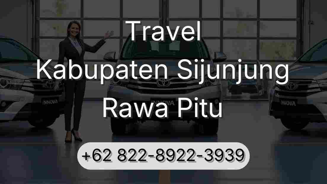 Travel Kabupaten Sijunjung Rawa Pitu