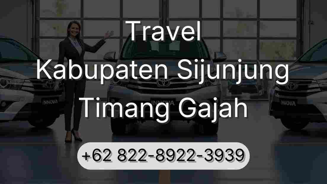 Travel Kabupaten Sijunjung Timang Gajah