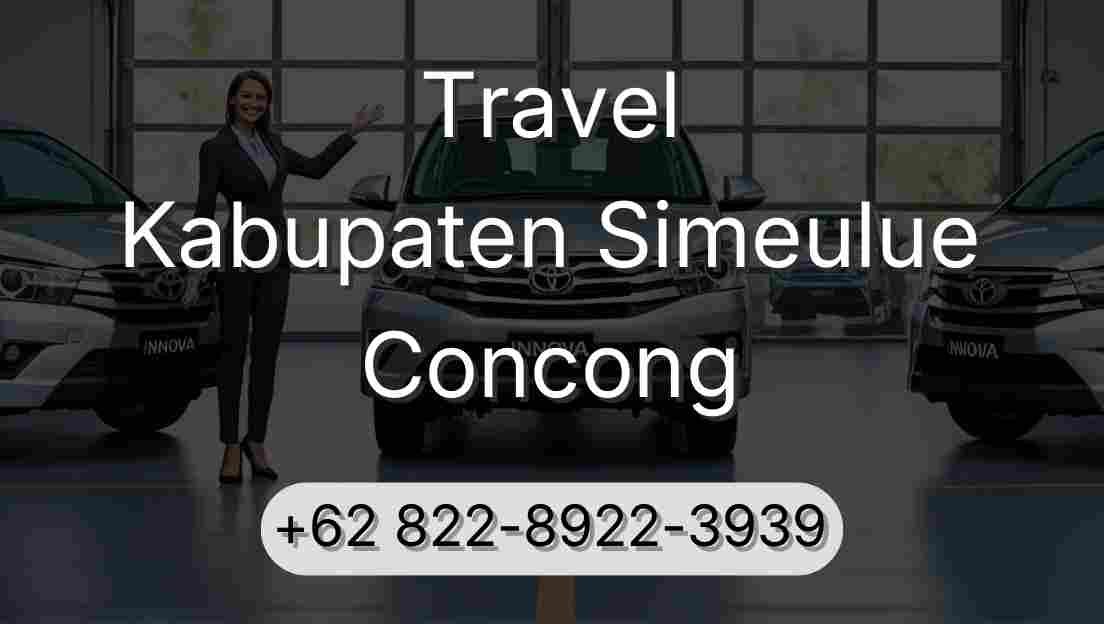 Travel Kabupaten Simeulue Concong