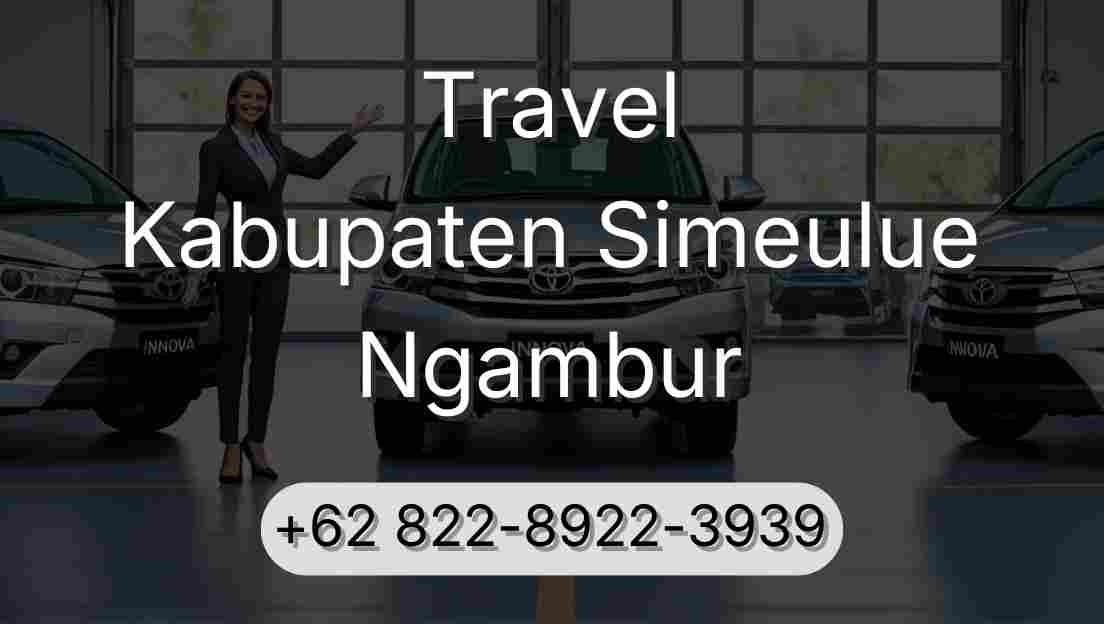 Travel Kabupaten Simeulue Ngambur