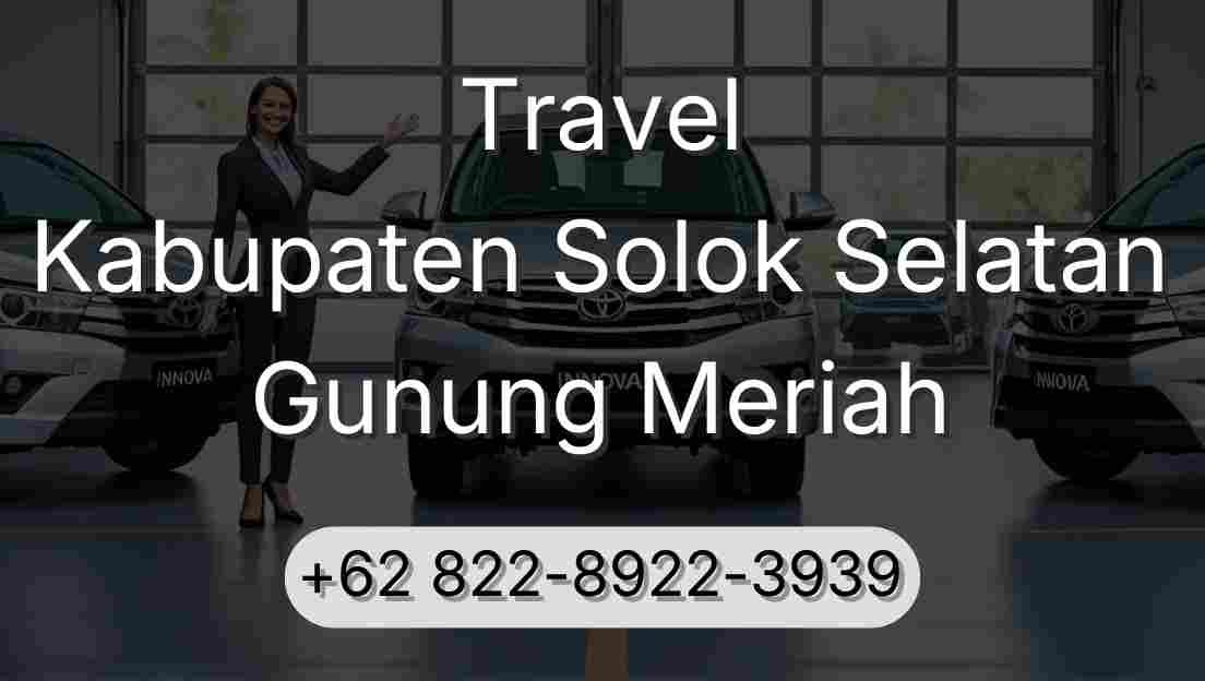 Travel Kabupaten Solok Selatan Gunung Meriah