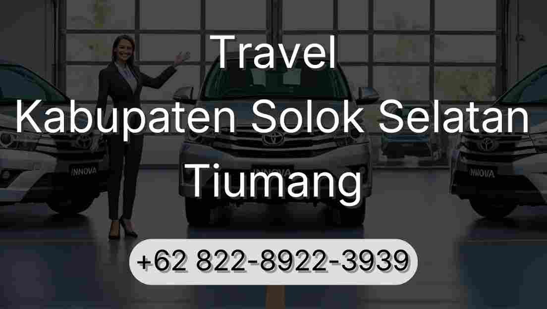 Travel Kabupaten Solok Selatan Tiumang