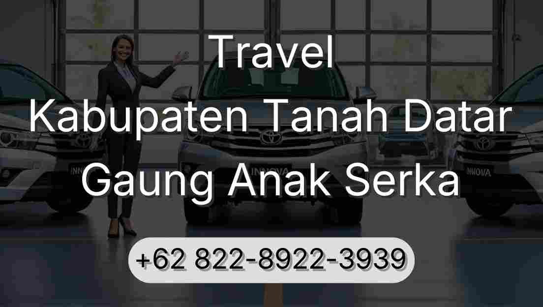 Travel Kabupaten Tanah Datar Gaung Anak Serka