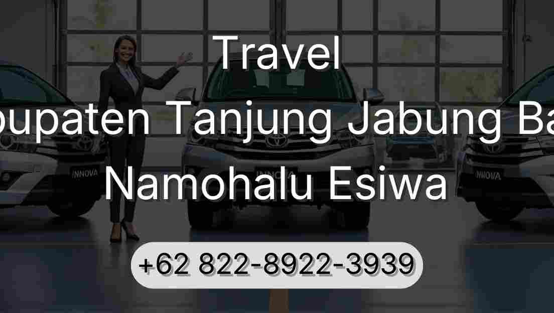 Travel Kabupaten Tanjung Jabung Barat Namohalu Esiwa