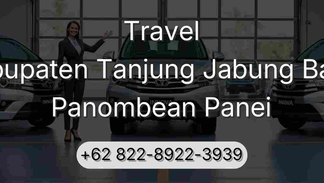 Travel Kabupaten Tanjung Jabung Barat Panombean Panei