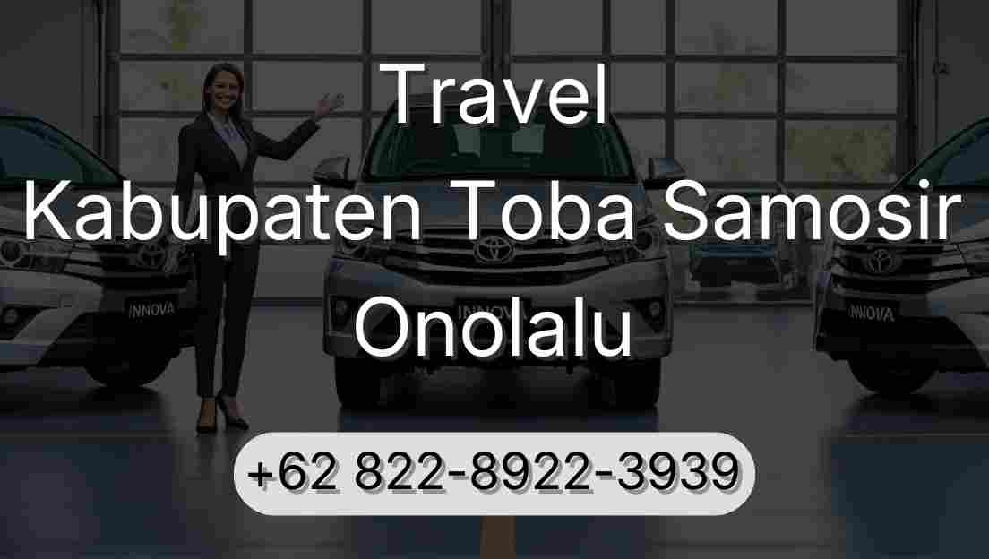 Travel Kabupaten Toba Samosir Onolalu