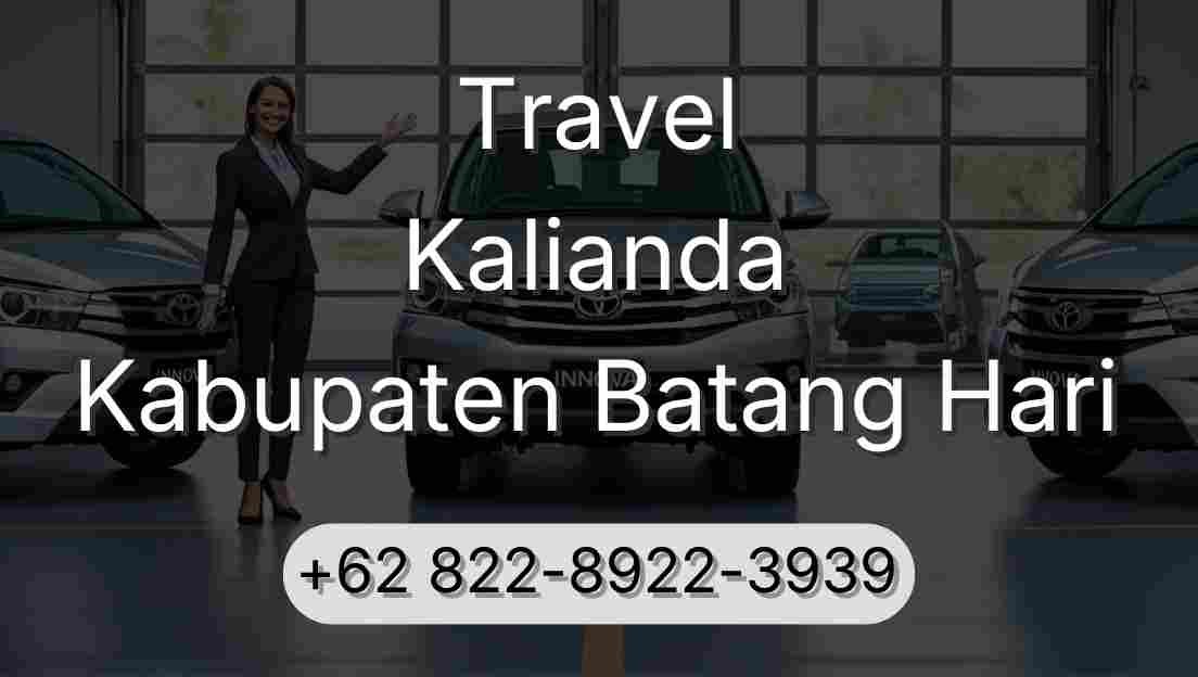 Travel Kalianda Kabupaten Batang Hari