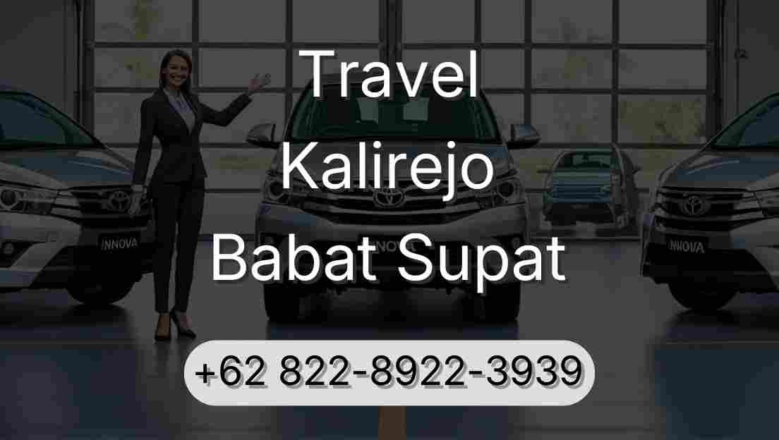 Travel Kalirejo Babat Supat