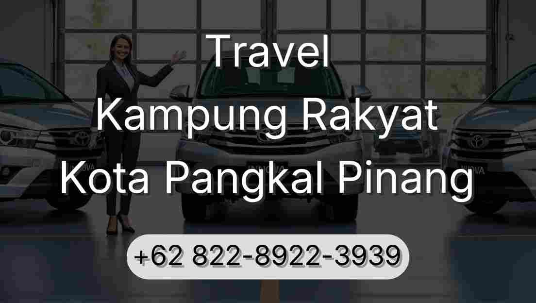 Travel Kampung Rakyat Kota Pangkal Pinang