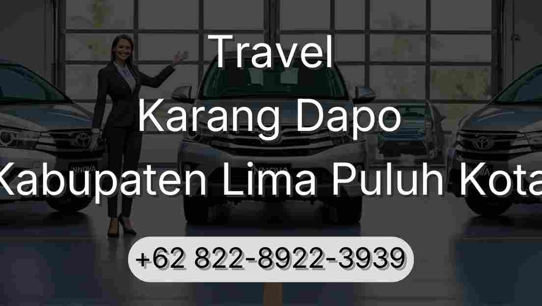 Travel Karang Dapo Kabupaten Lima Puluh Kota