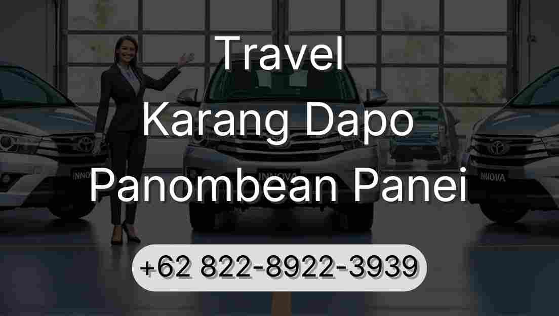 Travel Karang Dapo Panombean Panei