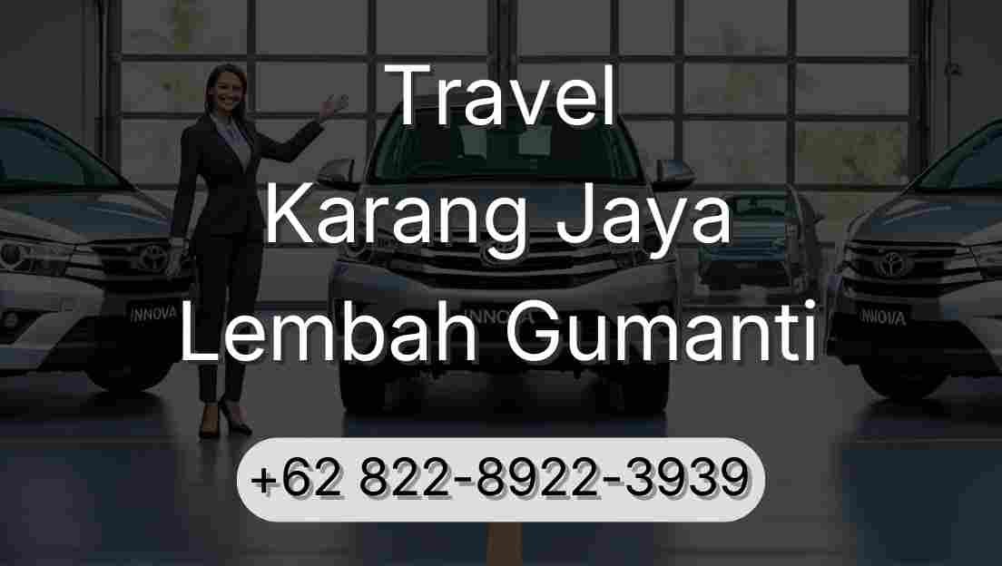Travel Karang Jaya Lembah Gumanti