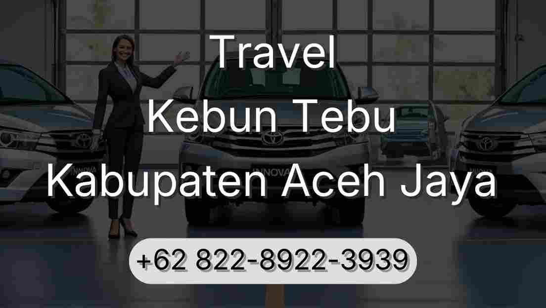 Travel Kebun Tebu Kabupaten Aceh Jaya