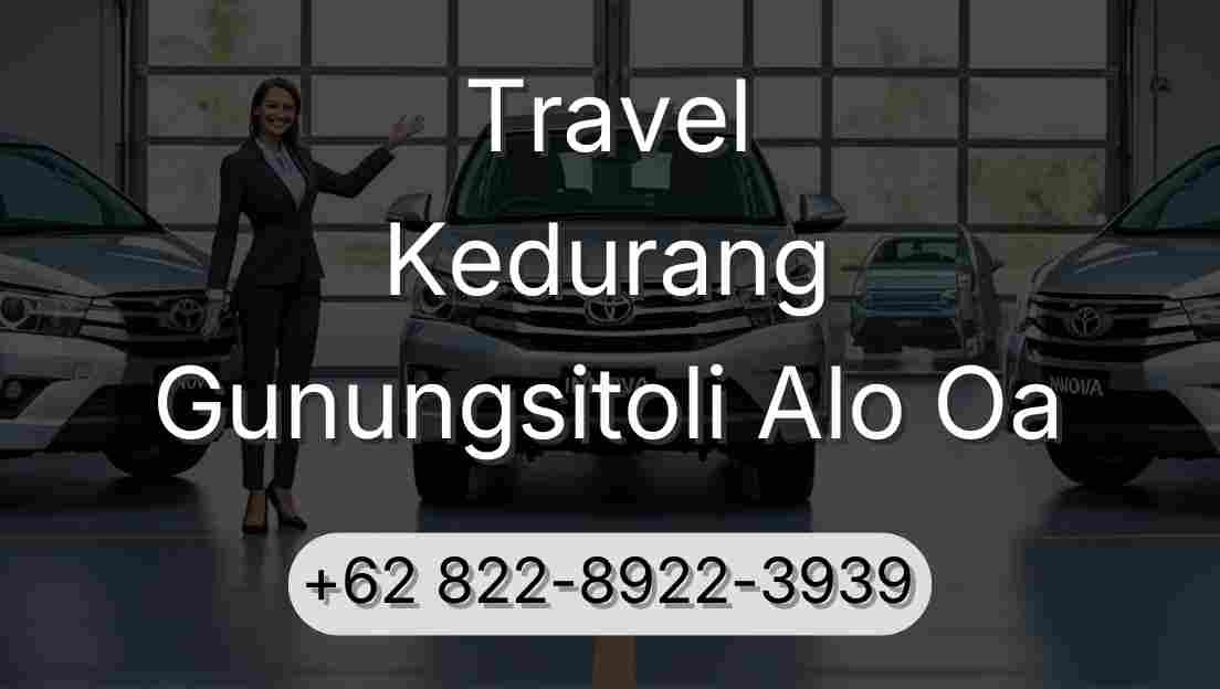 Travel Kedurang Gunungsitoli Alo Oa