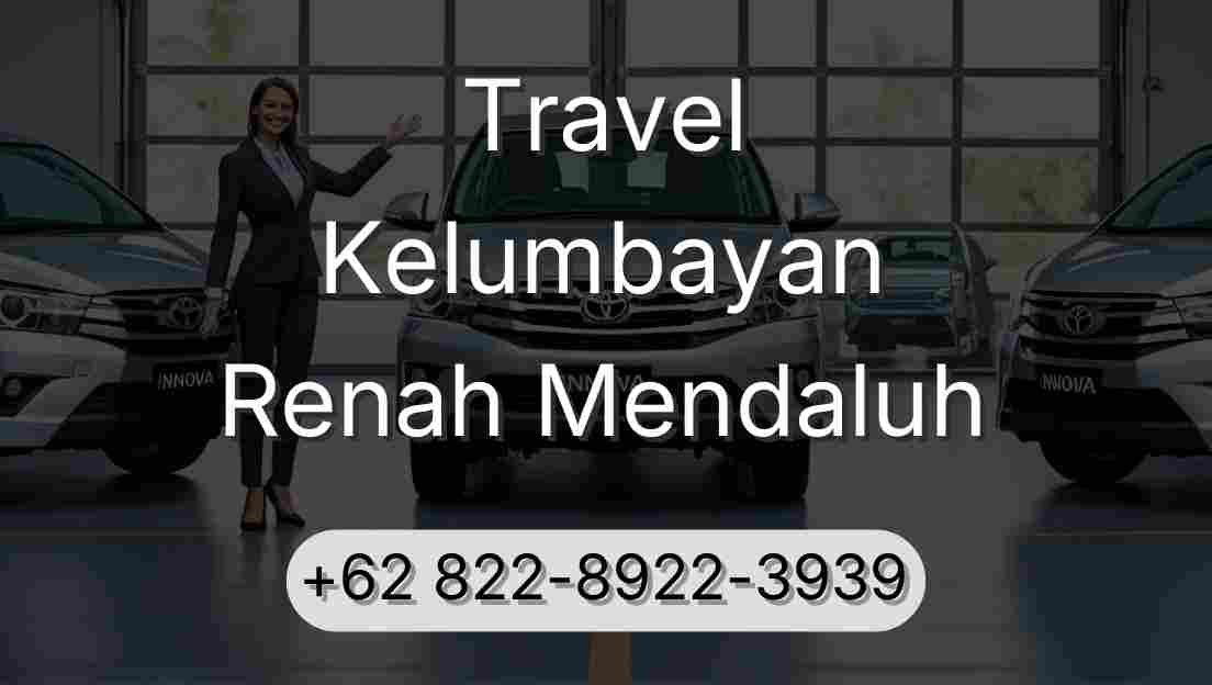 Travel Kelumbayan Renah Mendaluh