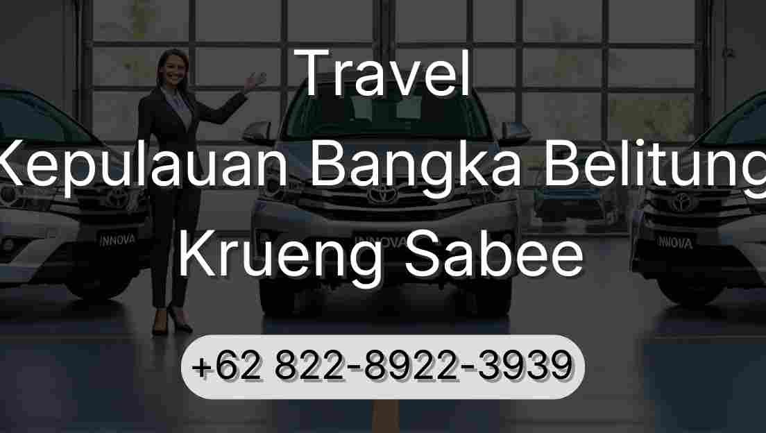 Travel Kepulauan Bangka Belitung Krueng Sabee