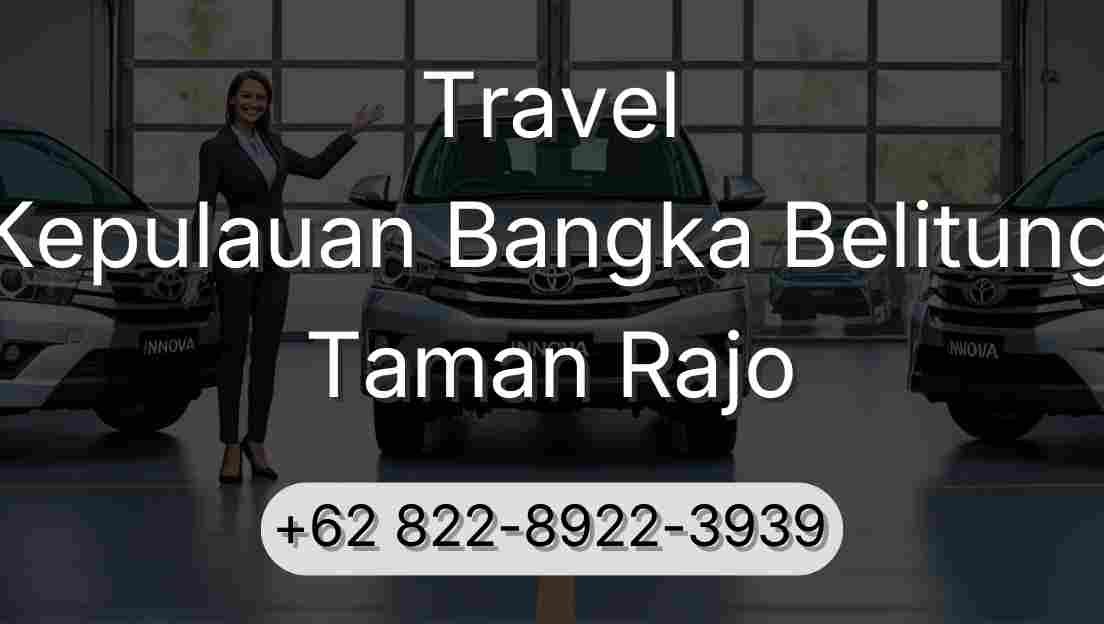 Travel Kepulauan Bangka Belitung Taman Rajo