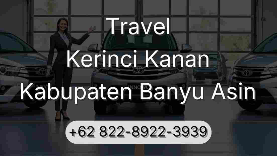 Travel Kerinci Kanan Kabupaten Banyu Asin