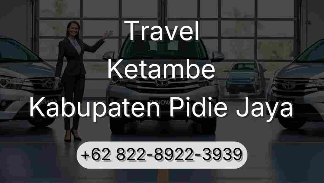 Travel Ketambe Kabupaten Pidie Jaya
