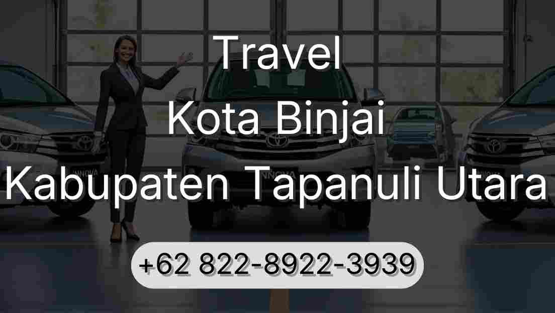 Travel Kota Binjai Kabupaten Tapanuli Utara