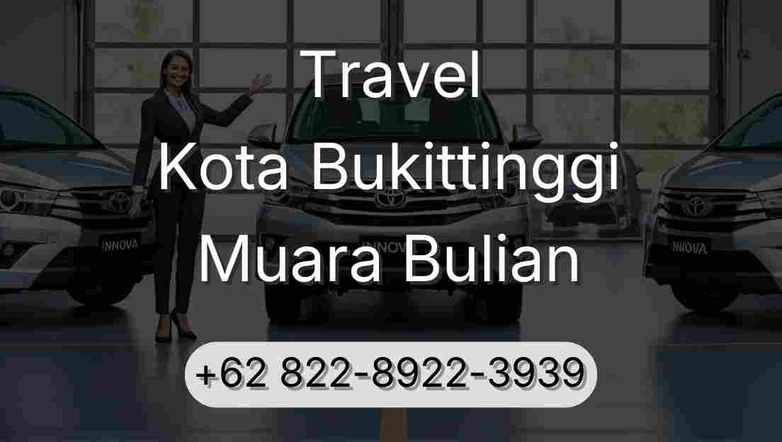 Travel Kota Bukittinggi Muara Bulian