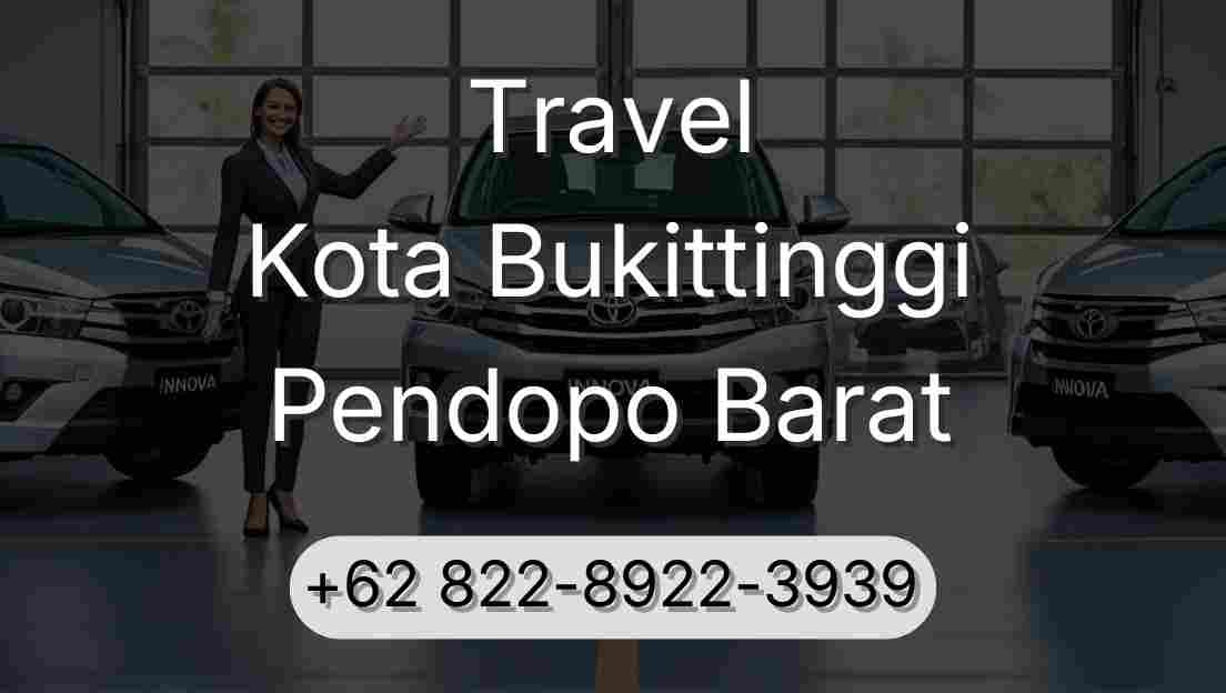 Travel Kota Bukittinggi Pendopo Barat