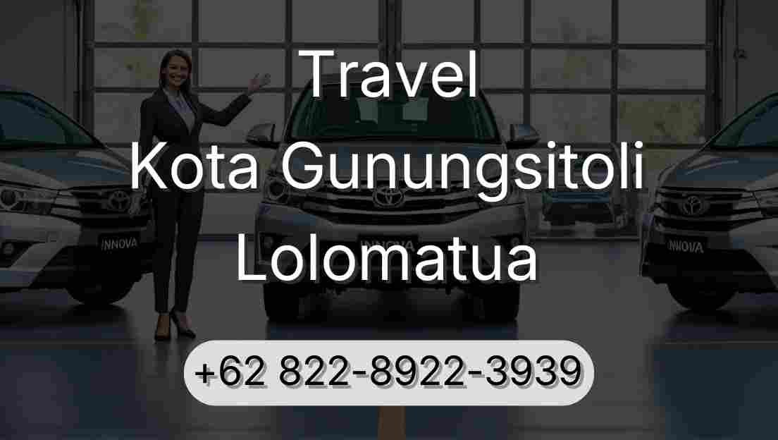 Travel Kota Gunungsitoli Lolomatua