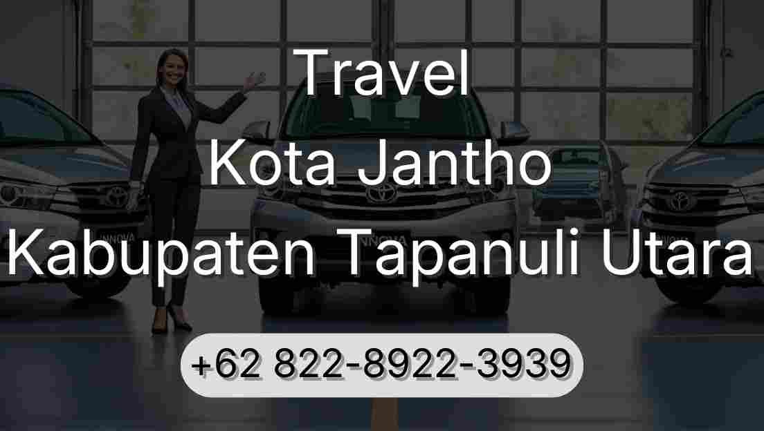 Travel Kota Jantho Kabupaten Tapanuli Utara