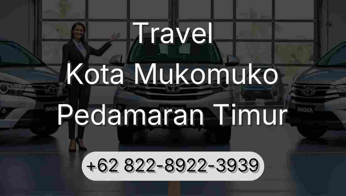 Travel Kota Mukomuko Pedamaran Timur