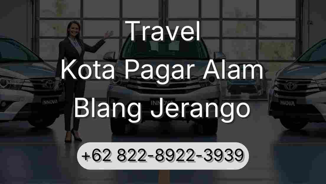 Travel Kota Pagar Alam Blang Jerango