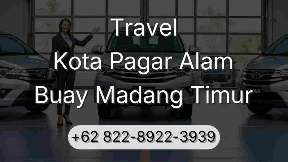Travel Kota Pagar Alam Buay Madang Timur