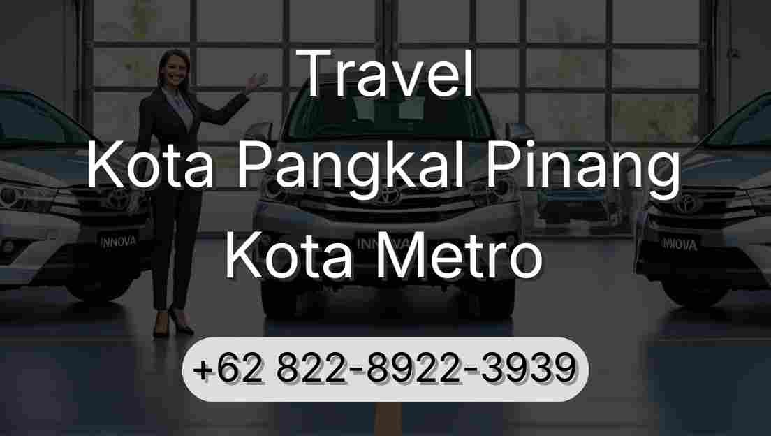 Travel Kota Pangkal Pinang Kota Metro