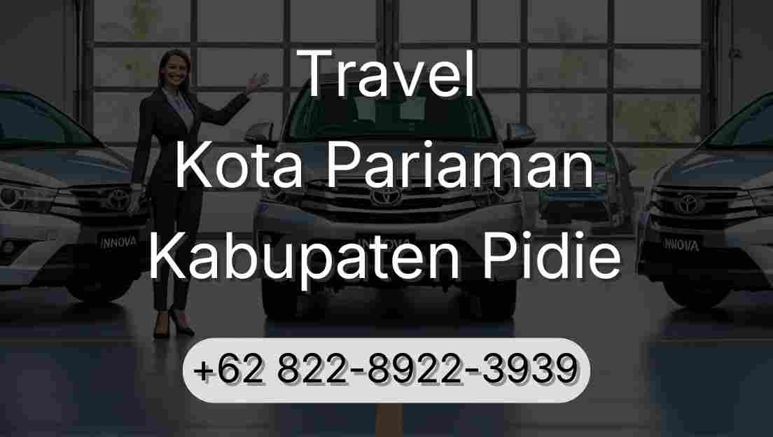 Travel Kota Pariaman Kabupaten Pidie