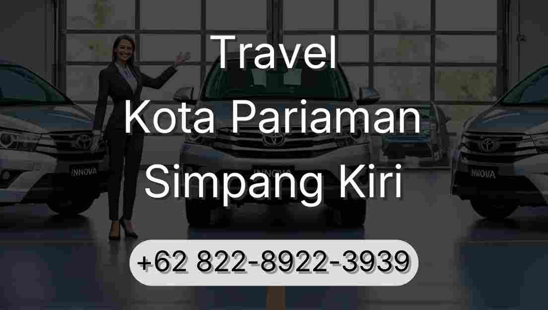 Travel Kota Pariaman Simpang Kiri