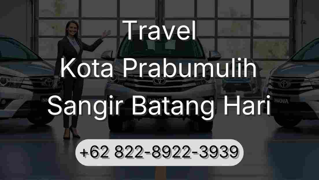 Travel Kota Prabumulih Sangir Batang Hari