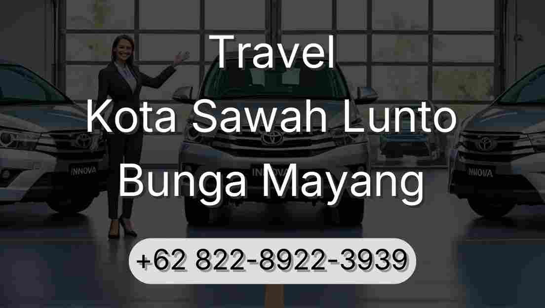 Travel Kota Sawah Lunto Bunga Mayang