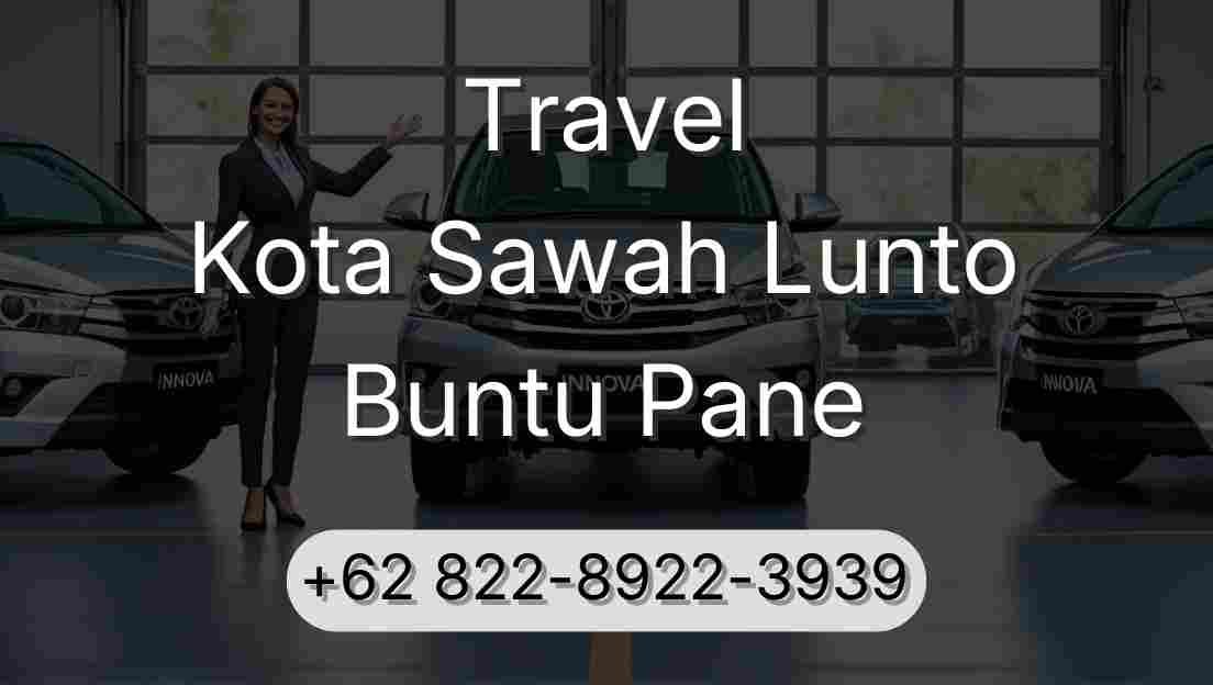 Travel Kota Sawah Lunto Buntu Pane