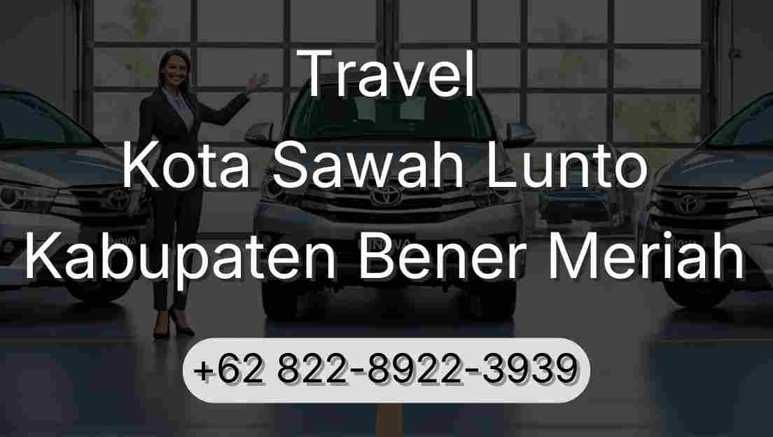 Travel Kota Sawah Lunto Kabupaten Bener Meriah