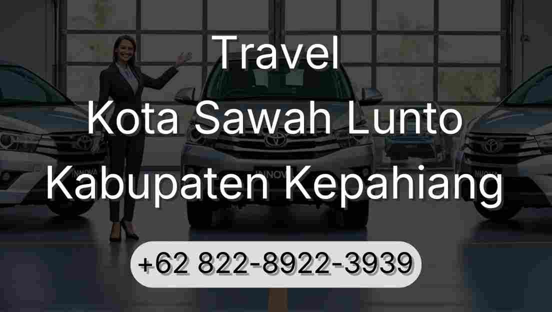 Travel Kota Sawah Lunto Kabupaten Kepahiang