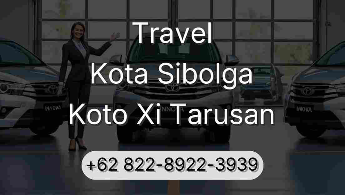 Travel Kota Sibolga Koto Xi Tarusan