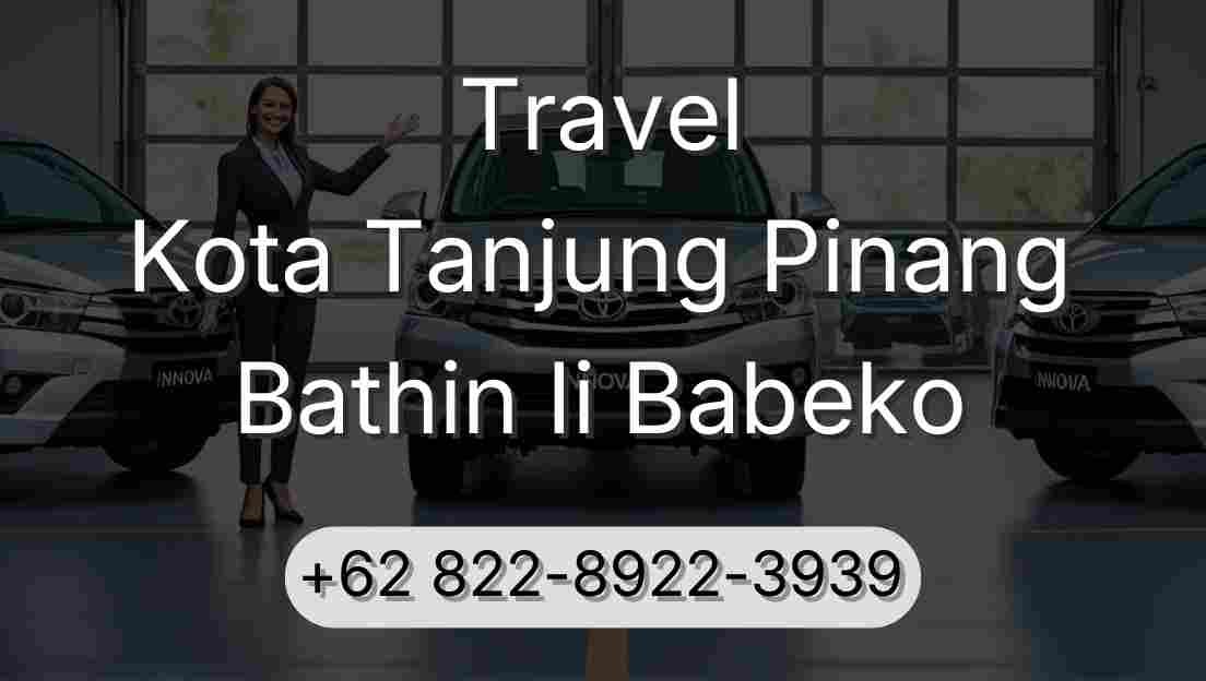 Travel Kota Tanjung Pinang Bathin Ii Babeko