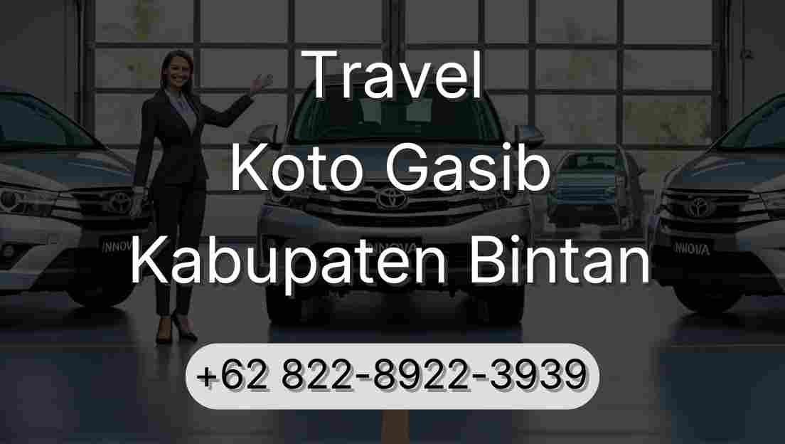Travel Koto Gasib Kabupaten Bintan