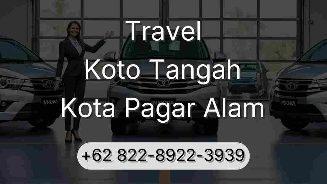 Travel Koto Tangah Kota Pagar Alam