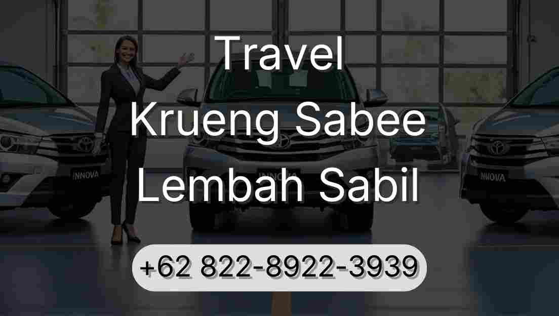 Travel Krueng Sabee Lembah Sabil